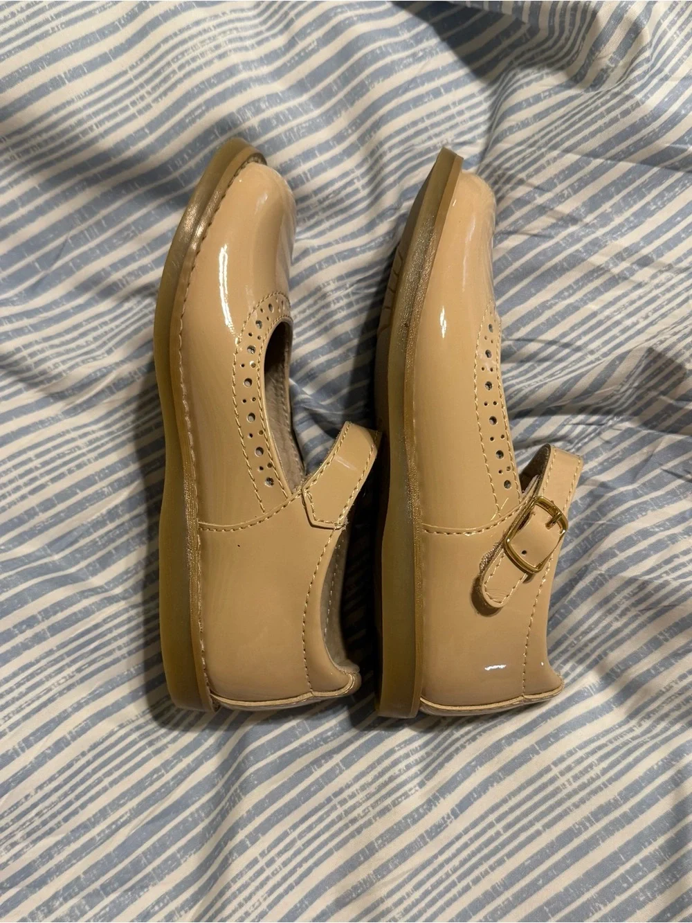 Footmates Girls Size 10 Patent Mary Jane Shoes